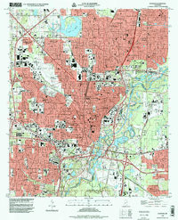 JACKSON, MS HISTORICAL MAP GEOPDF 7.5X7.