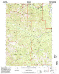 TETON PASS, WY HISTORICAL MAP GEOPDF 7.5