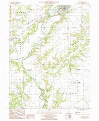 GREENUP, IL HISTORICAL MAP GEOPDF 7.5X7.