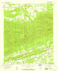 BATES, AR-OK HISTORICAL MAP GEOPDF 7.5X7