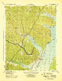 QUANTICO, VA-MD HISTORICAL MAP GEOPDF 7.