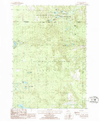 OAK LAKE, MI HISTORICAL MAP GEOPDF 7.5X7
