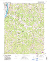 POND CREEK, WV-OH HISTORICAL MAP GEOPDF