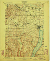 CAHANDAIGUA, NY HISTORICAL MAP GEOPDF 15