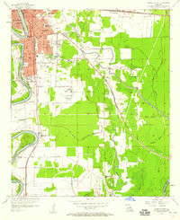 MONROE SOUTH, LA HISTORICAL MAP GEOPDF 7