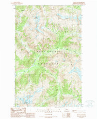 MOUNT BLUM, WA HISTORICAL MAP GEOPDF 7.5