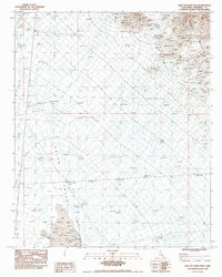 WEST OF PALEN PASS, CA HISTORICAL MAP GE