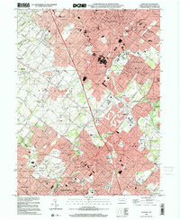 LANSDALE, PA HISTORICAL MAP GEOPDF 7.5X7