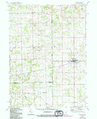 EDON, OH-IN HISTORICAL MAP GEOPDF 7.5X7.