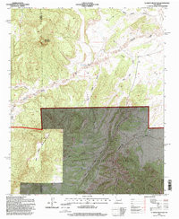 D CROSS MOUNTAIN, NM HISTORICAL MAP GEOP