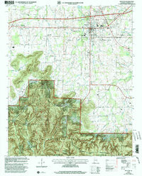 MOULTON, AL HISTORICAL MAP GEOPDF 7.5X7.