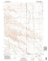 TORRINGTON SE, WY-NE HISTORICAL MAP GEOP