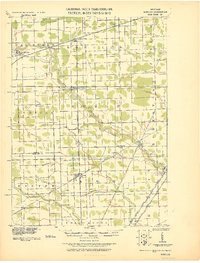 FLAT ROCK, MI HISTORICAL MAP GEOPDF 15X1