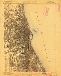 CHICAGO, IL-IN HISTORICAL MAP GEOPDF 15X