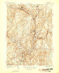 NORWICH, CT HISTORICAL MAP GEOPDF 7.5X7.