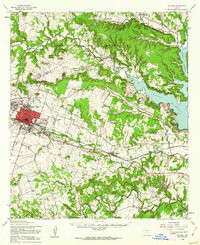 KILLEEN, TX HISTORICAL MAP GEOPDF 15X15
