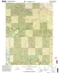 HANLAND PEAK, CA HISTORICAL MAP GEOPDF 7