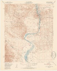 DAVIS DAM, AZ-NV-CA HISTORICAL MAP GEOPD