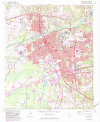 TUSCALOOSA, AL HISTORICAL MAP GEOPDF 7.5