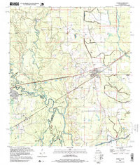 STARKS, LA-TX HISTORICAL MAP GEOPDF 7.5X
