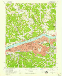 HUNTINGTON, WV-OH HISTORICAL MAP GEOPDF