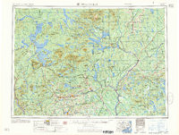 MILLINOCKET, ME HISTORICAL MAP GEOPDF 1X