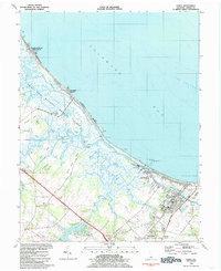 LEWES, DE HISTORICAL MAP GEOPDF 7.5X7.5