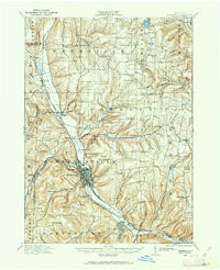 HORNELL, NY HISTORICAL MAP GEOPDF 15X15