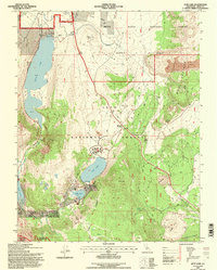 JUNE LAKE, CA HISTORICAL MAP GEOPDF 7.5X