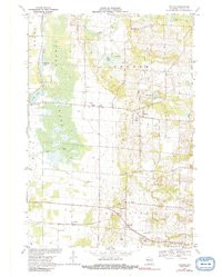 POLONIA, WI HISTORICAL MAP GEOPDF 7.5X7.