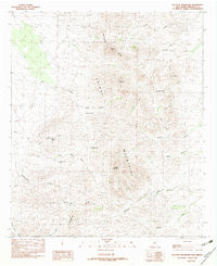 GILLESPIE MOUNTAIN, NM HISTORICAL MAP GE