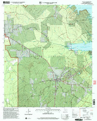 ZAVALLA, TX HISTORICAL MAP GEOPDF 7.5X7.