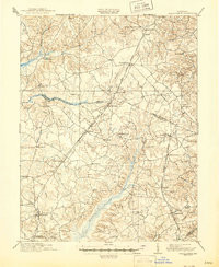 BRANDYWINE, MD HISTORICAL MAP GEOPDF 15X