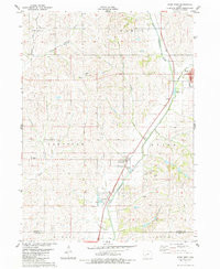 EXIRA WEST, IA HISTORICAL MAP GEOPDF 7.5