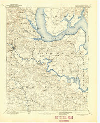 FREDERICKSBURG, VA-MD HISTORICAL MAP GEO
