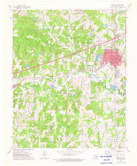 BRISTOW, OK HISTORICAL MAP GEOPDF 7.5X7.