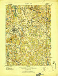 DANBURY, CT HISTORICAL MAP GEOPDF 15X15