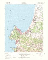 MONTEREY, CA HISTORICAL MAP GEOPDF 15X15