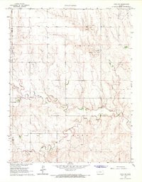 UTICA SW, KS HISTORICAL MAP GEOPDF 7.5X7