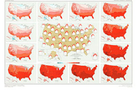 MONTHLY MAXIMUM TEMPERATURE, US