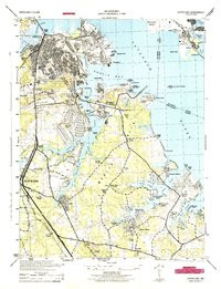 CURTIS BAY, MD HISTORICAL MAP GEOPDF 7.5
