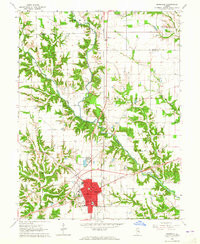 MARSHALL, IL HISTORICAL MAP GEOPDF 7.5X7