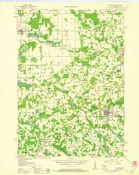 WAUTOMA, WI HISTORICAL MAP GEOPDF 15X15