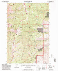 KESSLER CREEK, ID HISTORICAL MAP GEOPDF