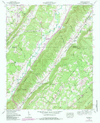 KEENER, AL HISTORICAL MAP GEOPDF 7.5X7.5