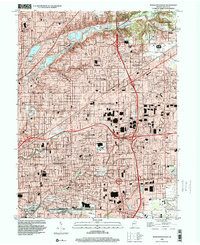 INDIANAPOLIS EAST, IN HISTORICAL MAP GEO