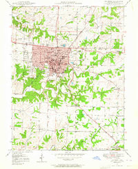 COLUMBIA, MO HISTORICAL MAP GEOPDF 7.5X7