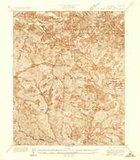 MOUNT BADEN-POWELL, CA HISTORICAL MAP GE