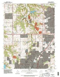 OLATHE, KS HISTORICAL MAP GEOPDF 7.5X7.5