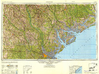 SAVANNAH, GA-SC HISTORICAL MAP GEOPDF 1X